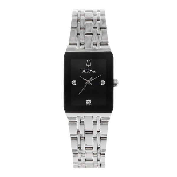 Reloj Bulova para dama en acero inoxidable.