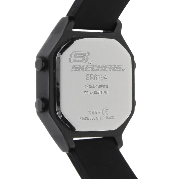 Reloj Skechers para caballero/unisex en acero esmalte correa silicona.