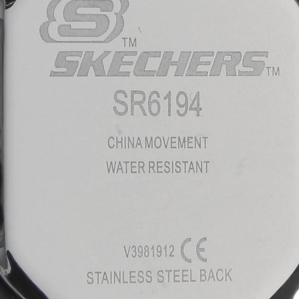 Reloj Skechers para caballero/unisex en acero esmalte correa silicona.