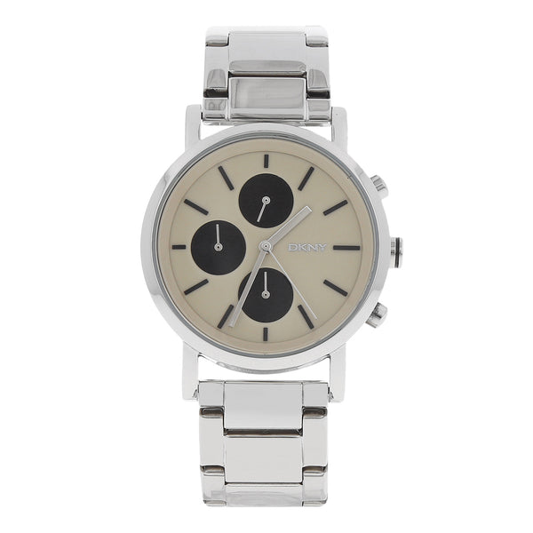 Reloj DKNY para caballero en acero inoxidable.