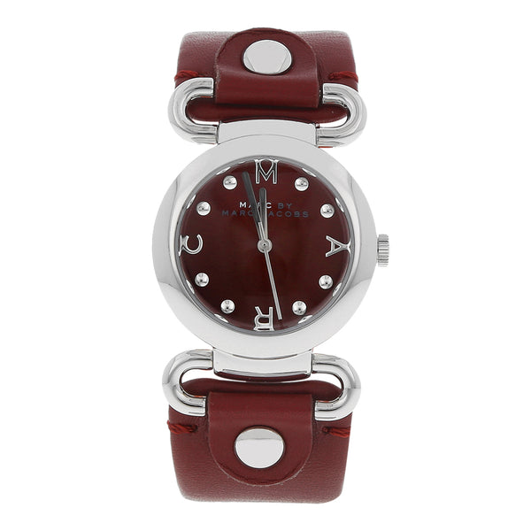 Reloj Marc By Marc Jacobs para dama en acero inoxidable correa piel.