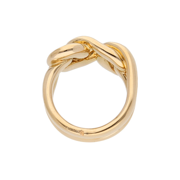 Anillo calado firma Tane en oro amarillo 18 kilates.