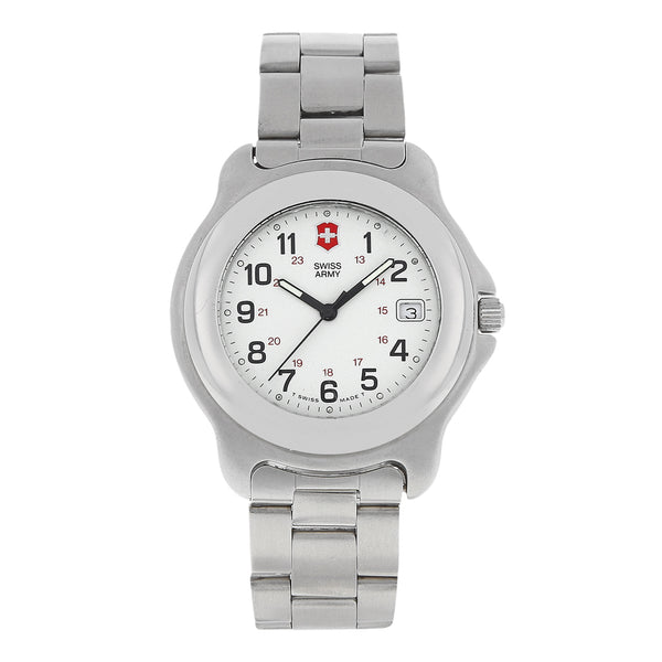 Reloj Swiss Army para caballero en acero inoxidable.