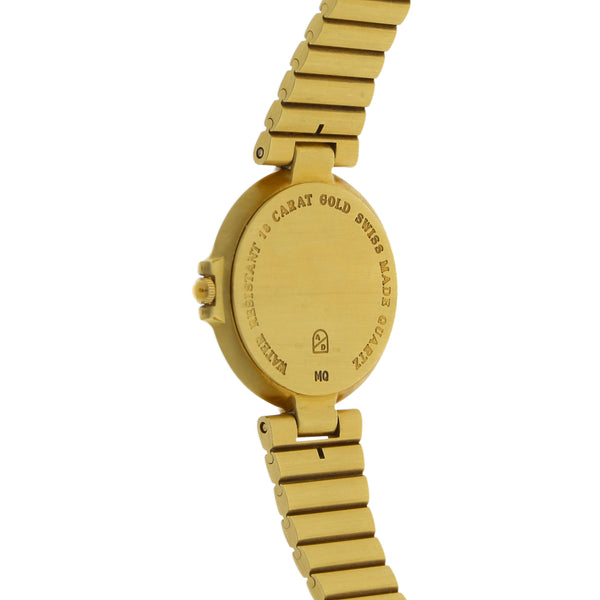 Reloj Dunhill para dama/unisex modelo Millennium en oro amarillo 18 kilates.