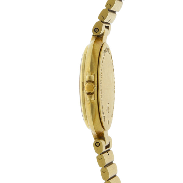 Reloj Dunhill para dama/unisex modelo Millennium en oro amarillo 18 kilates.