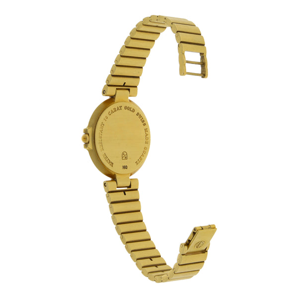 Reloj Dunhill para dama/unisex modelo Millennium en oro amarillo 18 kilates.