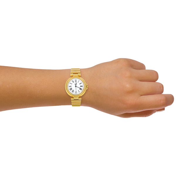 Reloj Dunhill para dama/unisex modelo Millennium en oro amarillo 18 kilates.