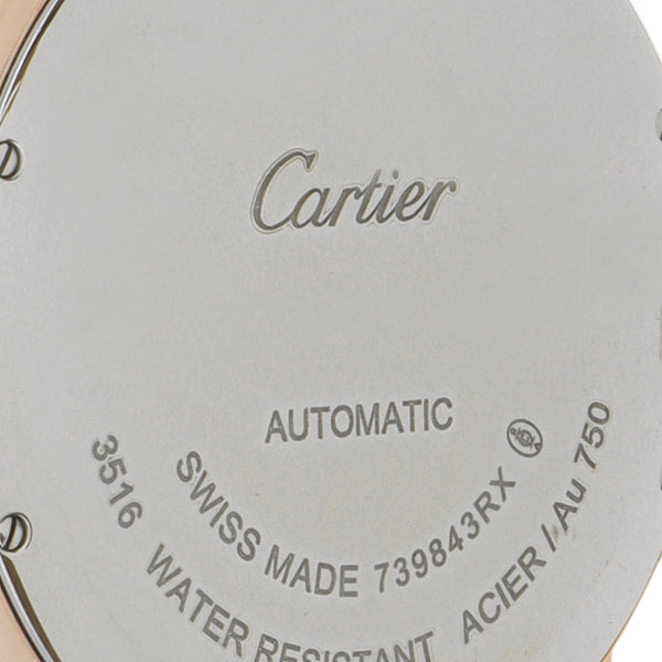 Reloj Cartier para caballero modelo Ronde Solo caja en oro rosa 18 kilates.