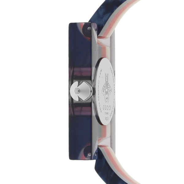 Reloj Gucci para dama modelo Plexiglas.