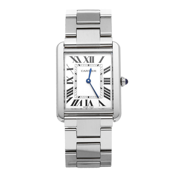 Reloj Cartier para caballero modelo Tank Solo.