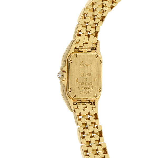 Reloj Cartier para dama modelo Panthere en oro amarillo 18 kilates.