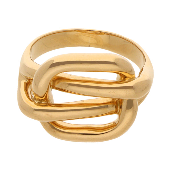 Anillo calado firma Tane en oro amarillo 18 kilates.