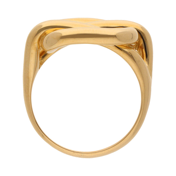 Anillo calado firma Tane en oro amarillo 18 kilates.