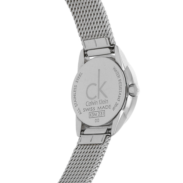 Reloj Calvin Klein para dama en acero inoxidable.