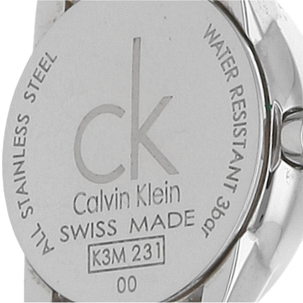 Reloj Calvin Klein para dama en acero inoxidable.