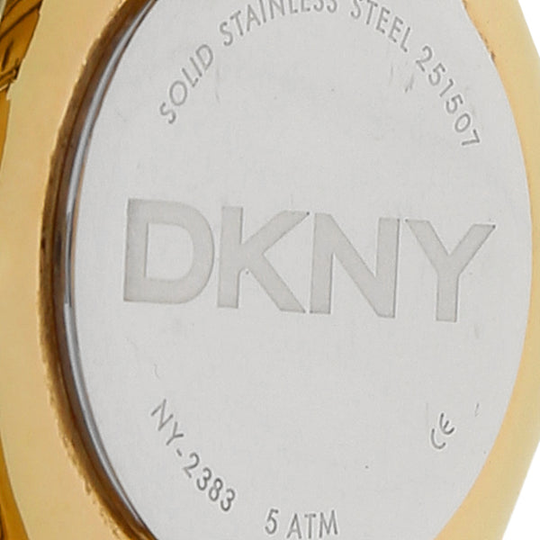 Reloj DKNY para dama/unisex en acero chapa.