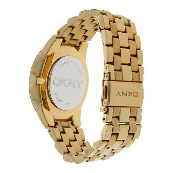 Reloj DKNY para dama/unisex en acero chapa.