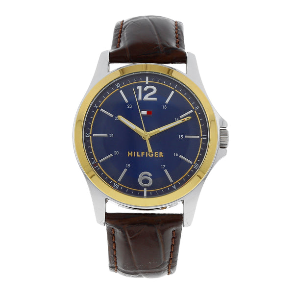 Reloj Tommy Hilfiger para caballero en acero inoxidable correa piel.