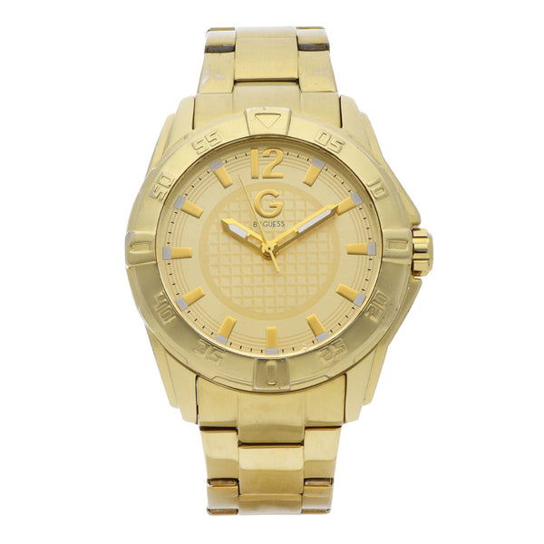 Reloj Guess para caballero en acero chapa.