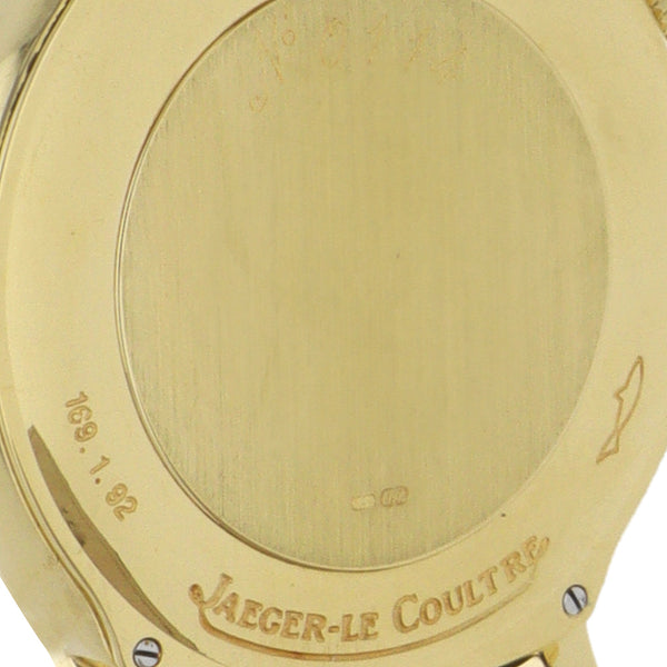 Reloj Jaeger-LeCoultre para caballero modelo Geographique  cajaen oro amarillo 18 kilates.