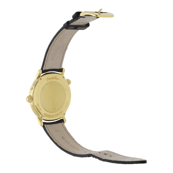 Reloj Jaeger-LeCoultre para caballero modelo Geographique  cajaen oro amarillo 18 kilates.