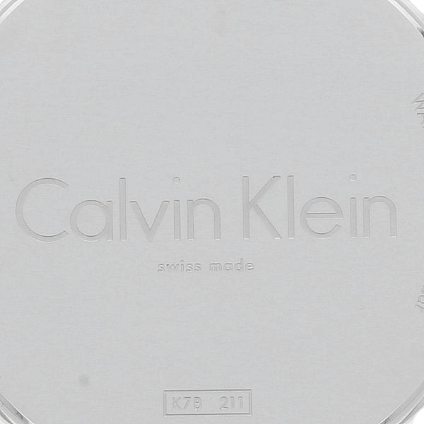 Reloj Calvin Klein para caballero en acero inoxidable correa plástico.