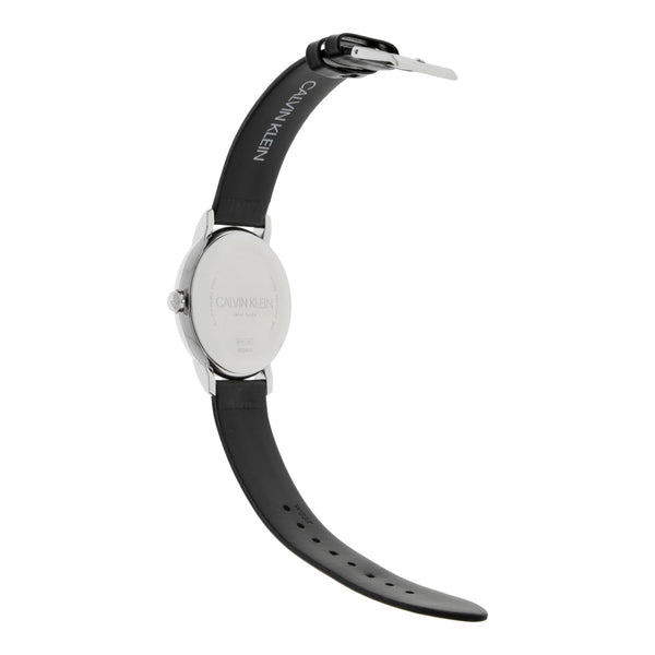 Reloj Calvin Klein para caballero en acero inoxidable correa piel.