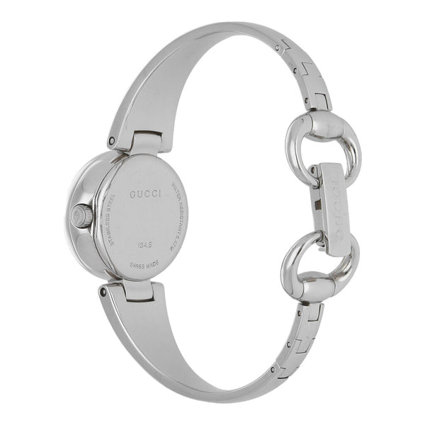 Reloj Gucci para dama en acero inoxidable.