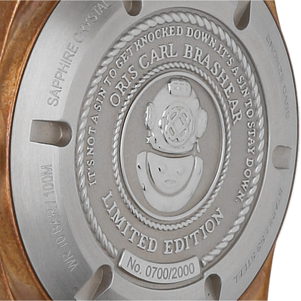 Reloj Oris para caballero Edición Carl Brashear.