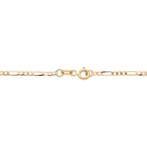 Pulsera diseño italiano diamantada en oro amarillo 14 kilates.