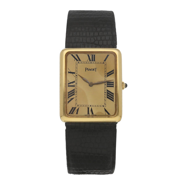 Reloj Piaget para caballero/unisex en oro 18 kilates correa piel.