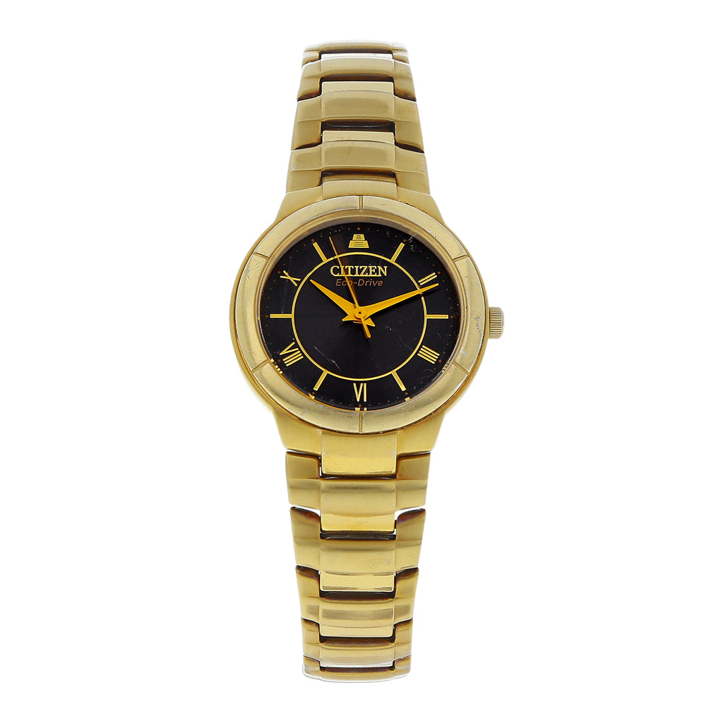 Citizen Azteca Citizen Cuadrado Dorado Pulsera Reloj Citizen