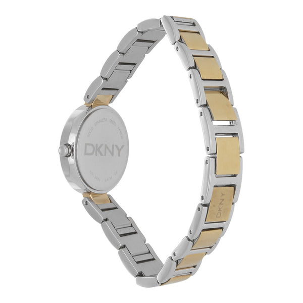 Reloj DKNY para dama en acero inoxidable vistas chapa.