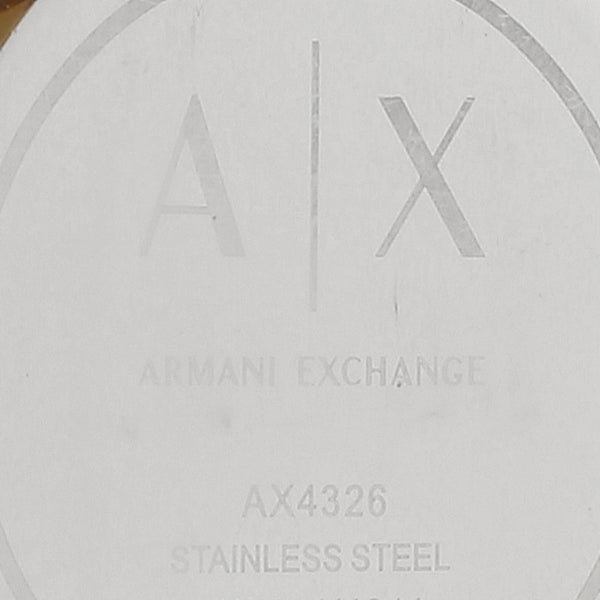 Reloj Armani Exchange para dama en acero chapa.