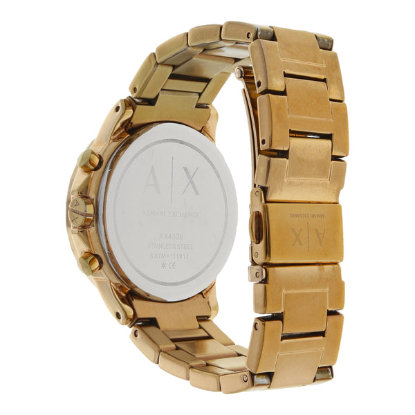 Reloj Armani Exchange para dama en acero chapa.