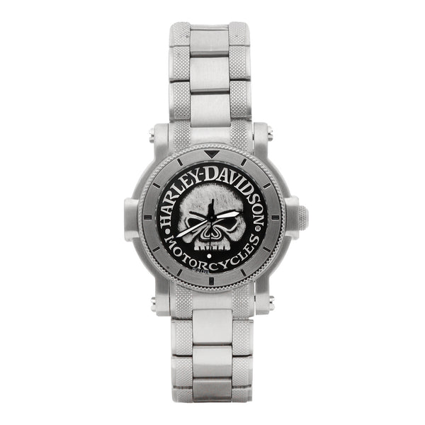 Reloj Harley Davidson by Bulova para caballero en acero inoxidable.