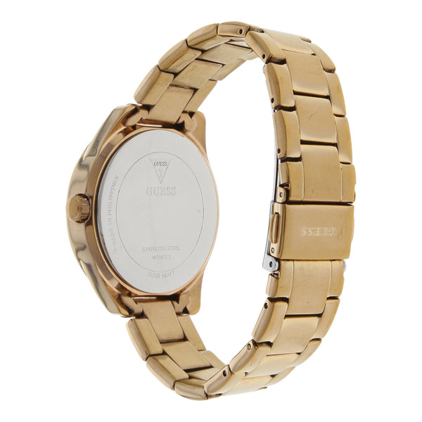 Reloj Guess para dama en acero chapa.