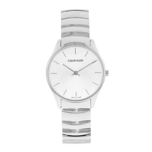 Reloj Calvin Klein para dama/unisex en acero inoxidable.