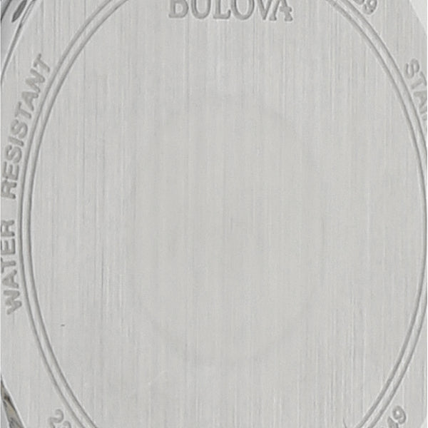 Reloj Bulova para dama/unisex en acero inoxidable vistas chapa.