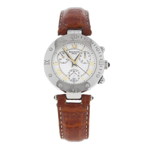 Reloj Balmain para dama/unisex en acero inoxidable correa piel.