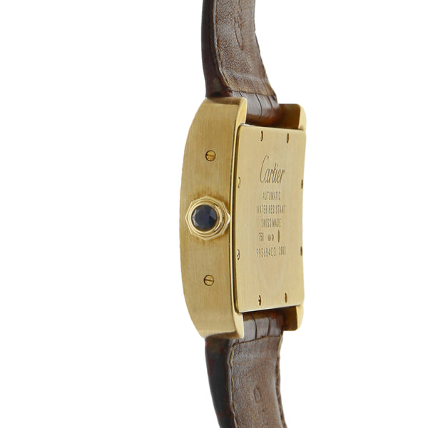 Reloj Cartier para caballero modelo Tank Divan.