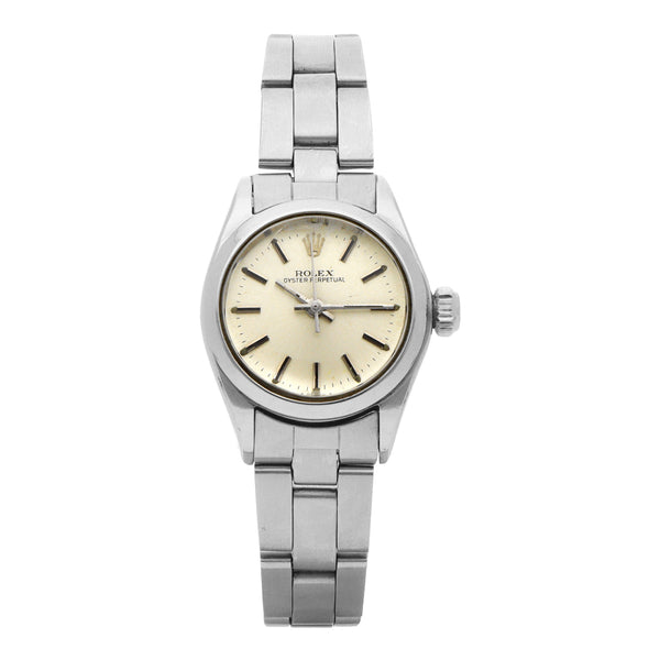 Reloj Rolex para dama modelo Oyster Perpetual.