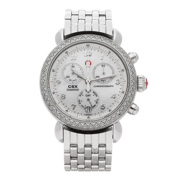 Reloj Michele para dama modelo CSX Diamond.