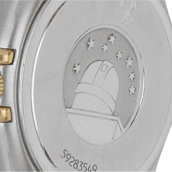 Reloj Omega para dama modelo Constellation vistas en oro amarillo 18 kilates.