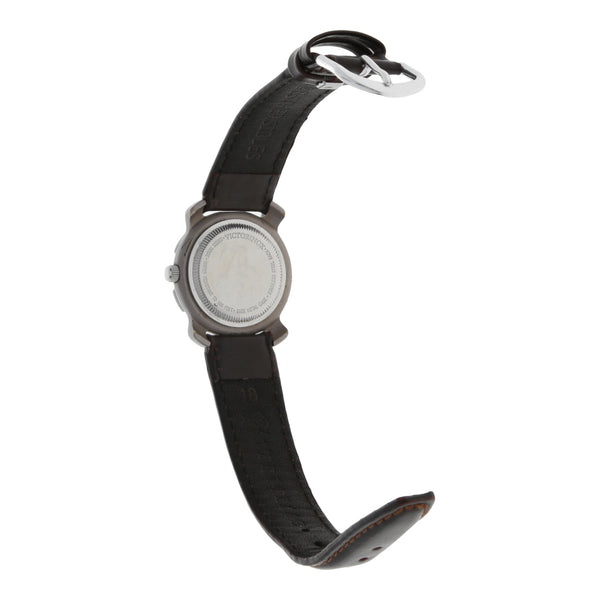 Reloj Swiss Army para dama en acero inoxidable correa piel.