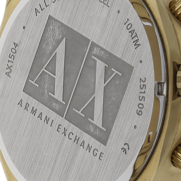 Reloj Armani Exchange para caballero en acero chapa.