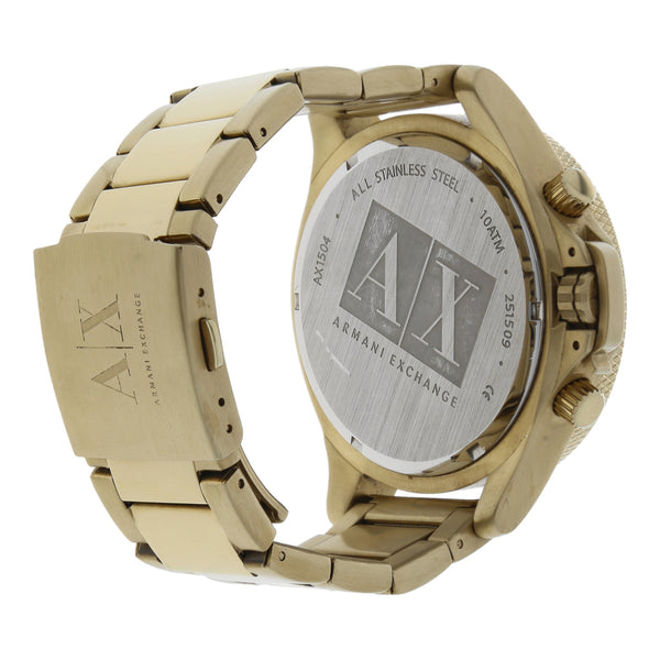 Reloj Armani Exchange para caballero en acero chapa.