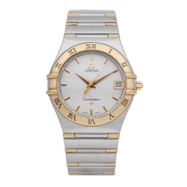 Reloj Omega para caballero modelo Constellation vistas en oro amarillo 18 kilates.