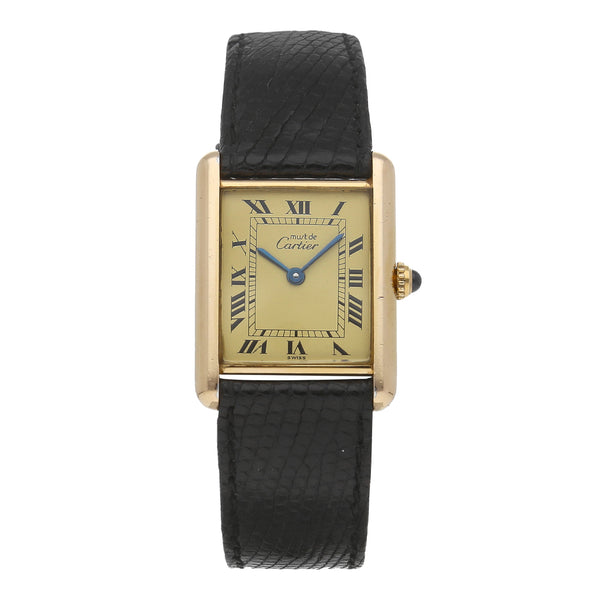 Reloj Cartier para dama modelo Tank.