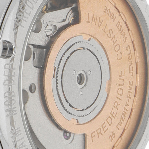 Reloj Frederique Constant para dama en acero inoxidable.